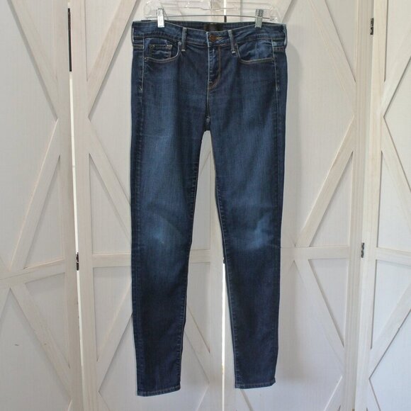 Vince Dylan Dark Classic Skinny Jeans - Picture 2 of 10